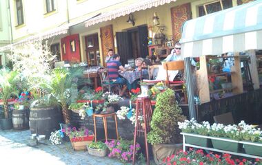 Львівська кава у львівському кафе.